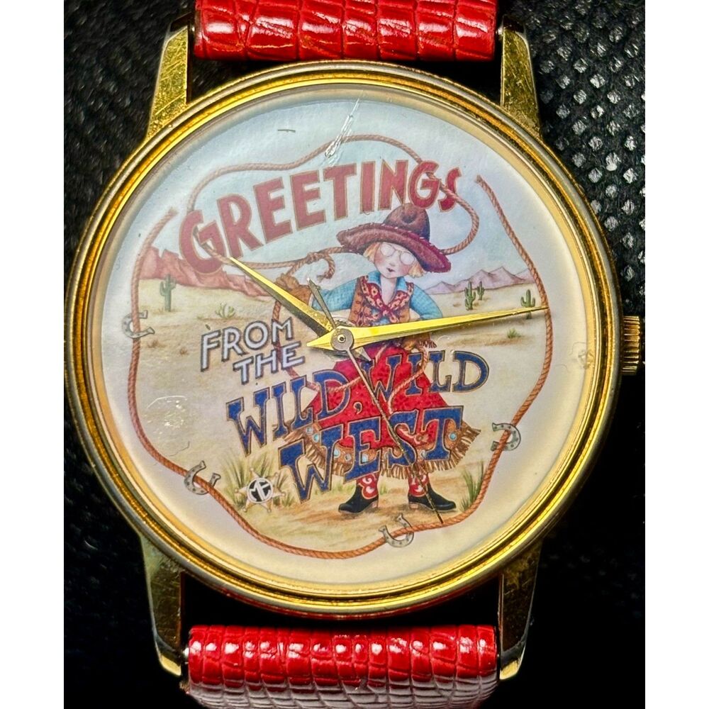 Vintage Mary Engelbreit "Wild Wild West" Unisex Watch